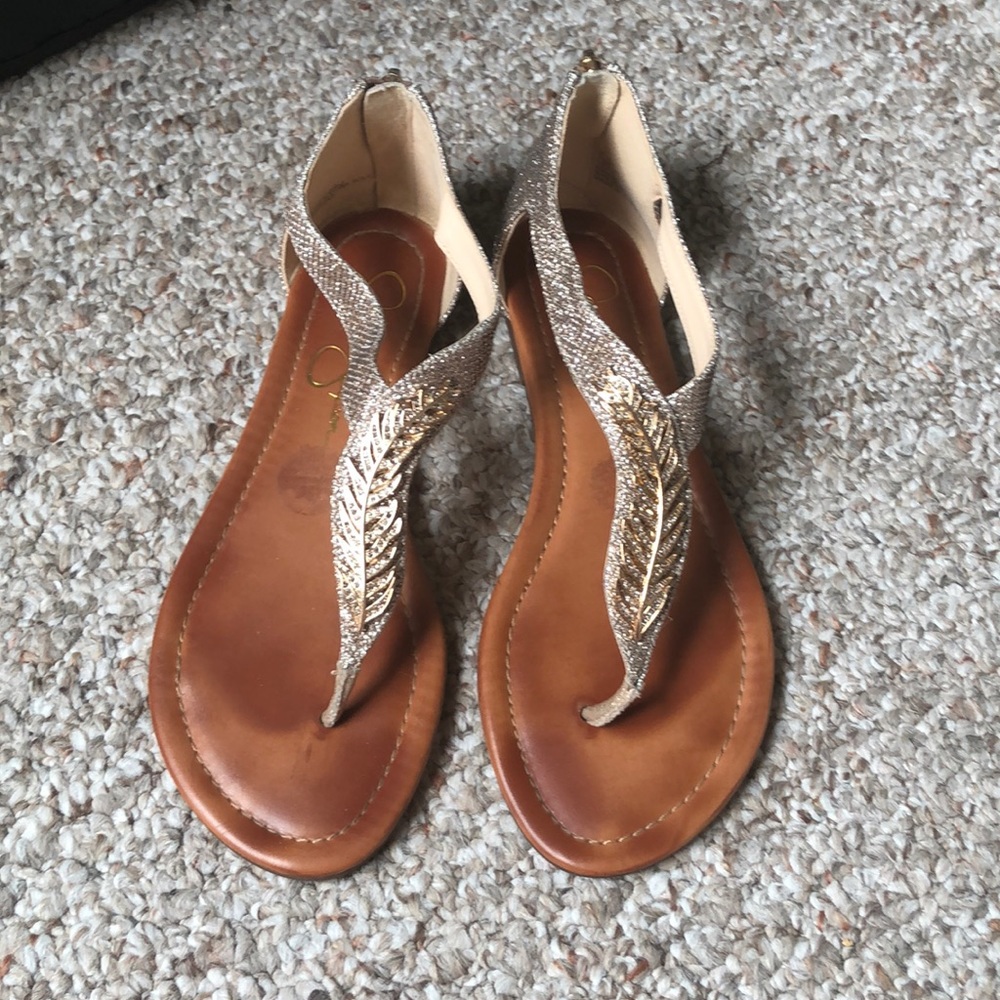 Gold Sandals